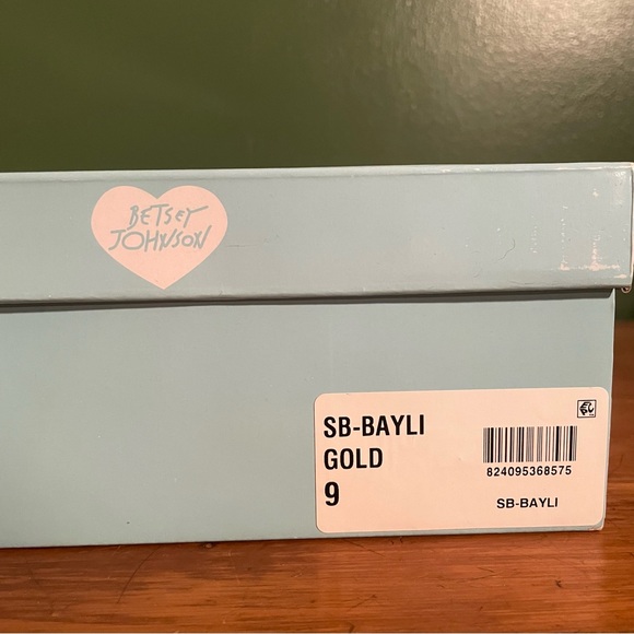 Blue by Betsey Johnson Sage Evening Sandals | Bayli Heel - Gold - Picture 6 of 6